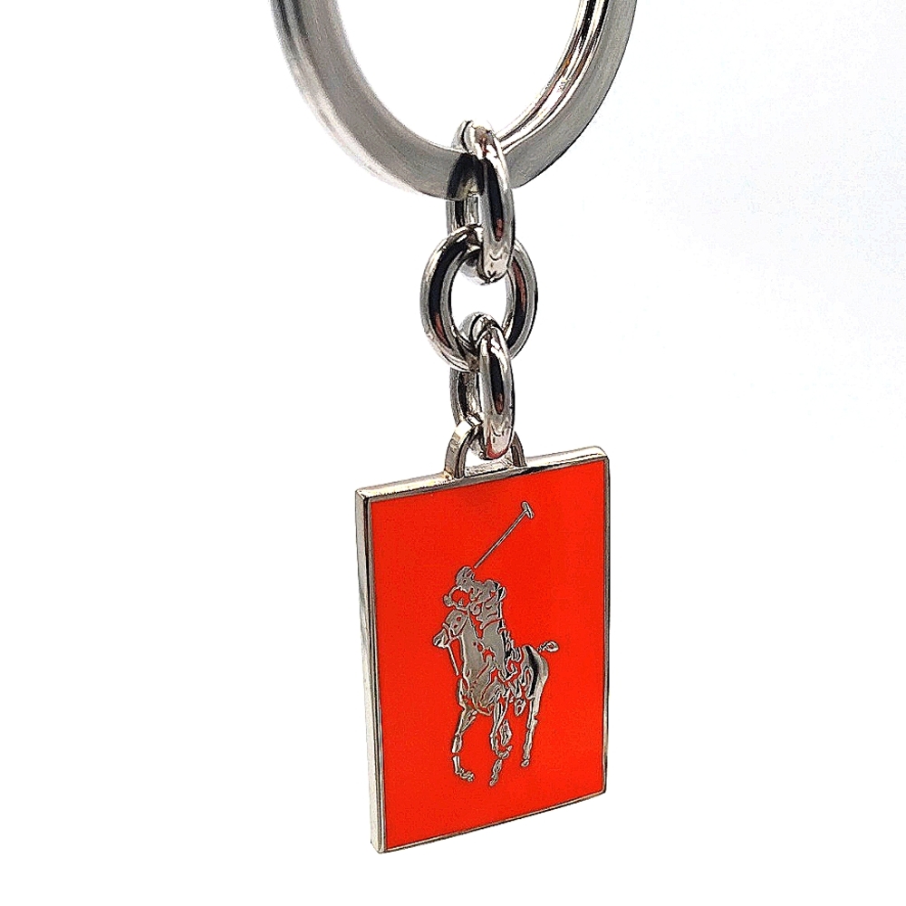 Orange Polo Ralph Lauren Vintage Keychain Fob